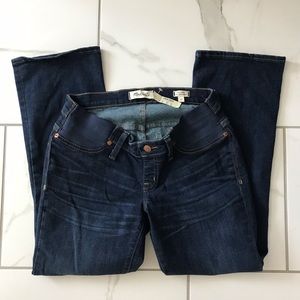 Maternity Cali Demi-Boot Jeans in Hayes Wash